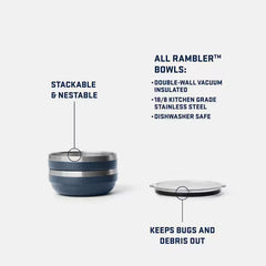 Rambler® 0.7 QT Insulated Low Bowl