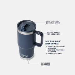 Rambler® 20 oz Travel Straw Mug