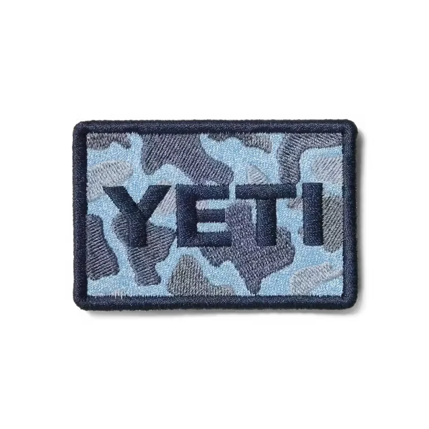 YETI® Collectors' Patches Blue Camo Patch