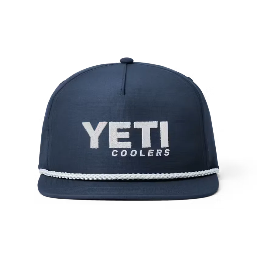 YETI Coolers Mid Pro Flat Brim Rope Hat