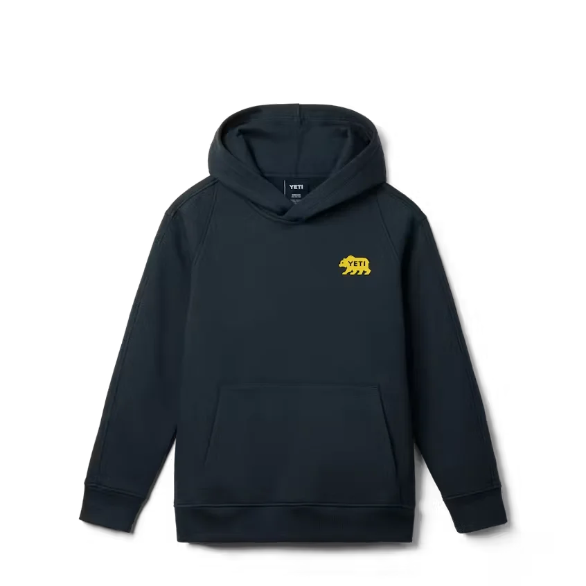 YETI® Bear Badge Kids' Fleece Hoodie