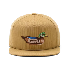 YETI® Duck Corduroy Flat Brim Rope Hat
