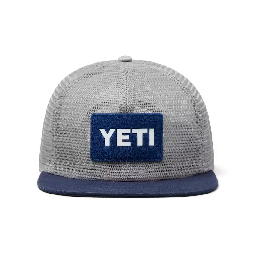YETI® Velcro Badge Flat Brim Mesh Hat