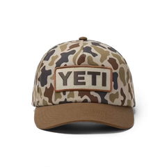 YETI® Wetlands Camo Logo Badge Mid Pro Flat Brim Hat